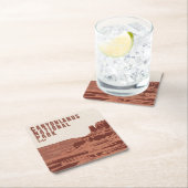 Canyonlands Nationaal Park Utah minimaal landschap Kartonnen Onderzetters (Insitu)