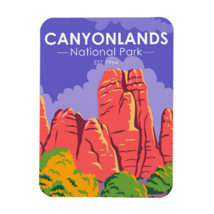 Canyonlands Nationaal Park Utah Vintage Magneet