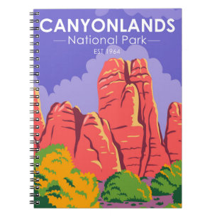 Canyonlands Nationaal Park Utah Vintage Notitieboek