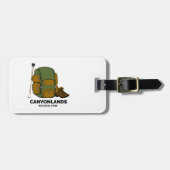 Canyonlands National Park Backpack Bagagelabel (Voorkant horizontaal)