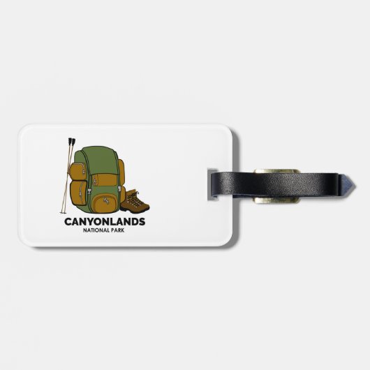 Canyonlands National Park Backpack Bagagelabel (Achterkant horizontaal)