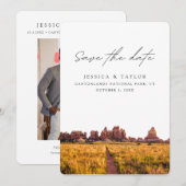 Canyonlands National Park Bewaar de datum Kaart (Voorkant / Achterkant)