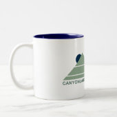 Canyonlands National Park Mountain Sun Tweekleurige Koffiemok (Links)