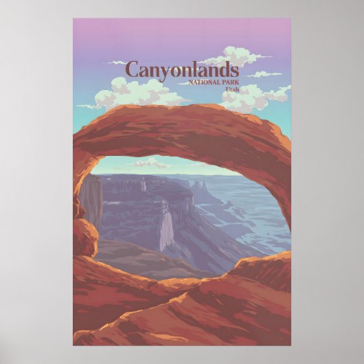 Canyonlands National Park Reisposter Poster (Voorkant)