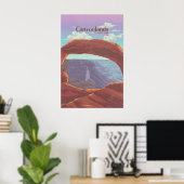 Canyonlands National Park Reisposter Poster (Thuiskantoor)