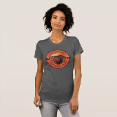 Canyonlands National Park Retro Compass Embleem T-shirt (Voorkant volledig)