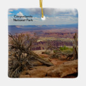 Canyonlands National Park Square Ceramic Ornament (Voorkant)