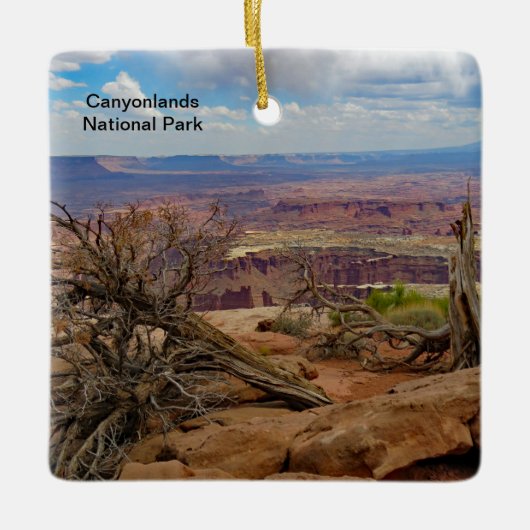 Canyonlands National Park Square Ceramic Ornament (Voorkant)