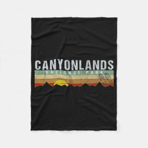 Canyonlands National Park T-shirt - Utah Kamperen Fleece Deken