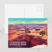 Canyonlands National Park USA Briefkaart (Voorkant / Achterkant)