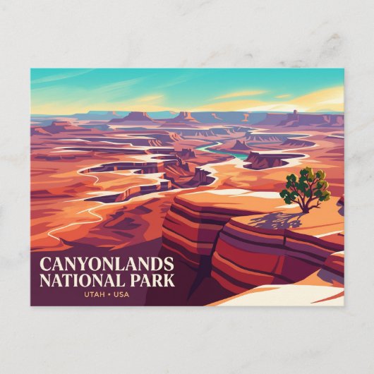 Canyonlands National Park USA Briefkaart (Voorkant)