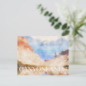 Canyonlands National Park, Utah Briefkaart (Staand voorkant)