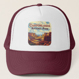 Canyonlands National Park Utah Moab Retro Trucker Pet