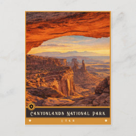 Canyonlands National Park | Utah Oude ansichtkaart Briefkaart