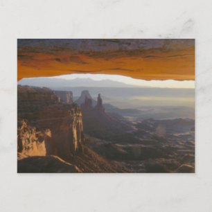CANYONLANDS NATIONAL PARK, UTAH. VS. Uitzicht Briefkaart