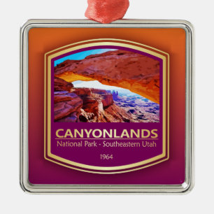Canyonlands NP (PF1) Metalen Ornament