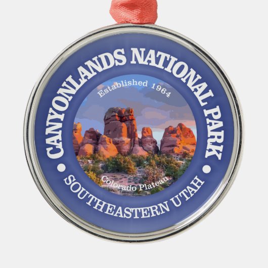 Canyonlands NP (rd)2 Metalen Ornament (Voorkant)
