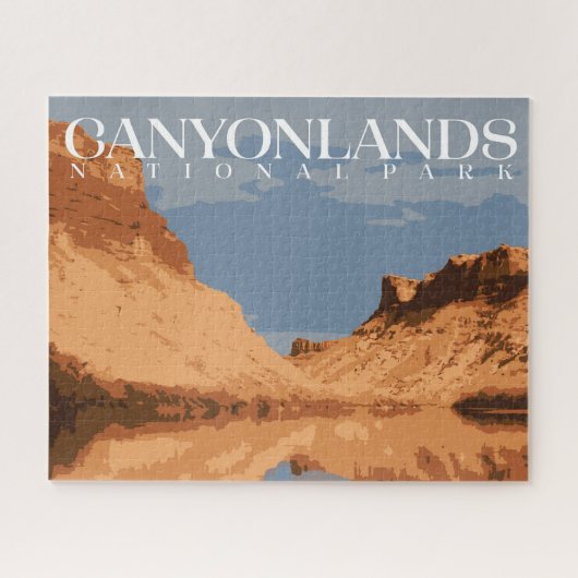 Canyonlands Puzzle, Nationaal Park Jigsaw Puzzle Legpuzzel (Horizontaal)