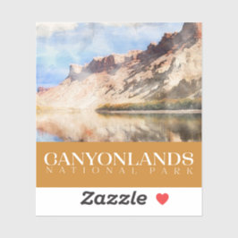 Canyonlands Sticker, Nationaal Park Decal Sticker