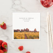 Canyonlands Trouwpapier Cocktail Servet (Insitu)
