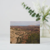 Canyonlands Uitzicht van Neck Springs Trail Briefkaart (Staand voorkant)