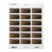 Canyonlands Uitzicht van Neck Springs Trail Etiket (Full Sheet)