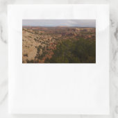 Canyonlands Uitzicht van Neck Springs Trail Rechthoekige Sticker (Tas)