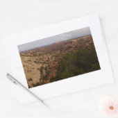 Canyonlands Uitzicht van Neck Springs Trail Rechthoekige Sticker (Envelop)