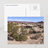 Canyonlands Uitzicht vanaf Cave Springs Trail Briefkaart (Voorkant / Achterkant)
