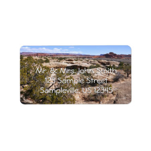 Canyonlands Uitzicht vanaf Cave Springs Trail Etiket