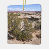 Canyonlands Uitzicht vanaf Cave Springs Trail Keramisch Ornament (Links)