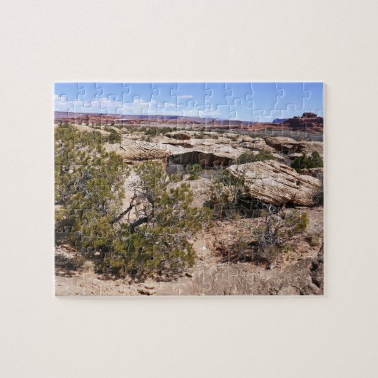 Canyonlands Uitzicht vanaf Cave Springs Trail Legpuzzel (Horizontaal)