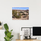 Canyonlands Uitzicht vanaf Cave Springs Trail Poster (Thuiskantoor)