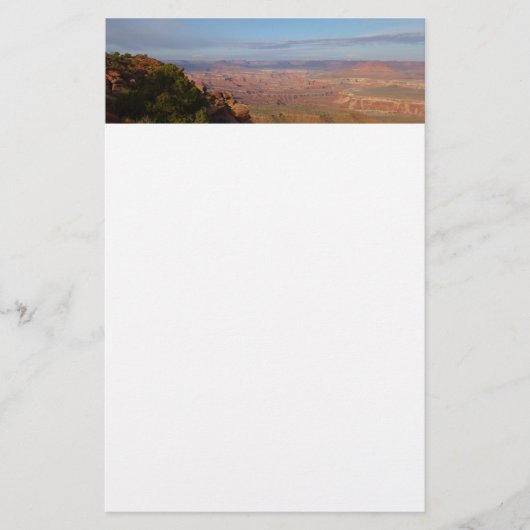 Canyonlands Uitzicht vanaf Grand View Point Trail Briefpapier (Voorkant)