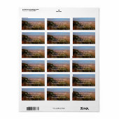 Canyonlands Uitzicht vanaf Grand View Point Trail Etiket (Full Sheet)