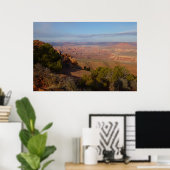 Canyonlands Uitzicht vanaf Grand View Point Trail Poster (Thuiskantoor)