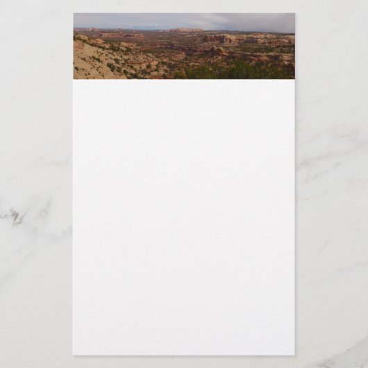 Canyonlands uitzicht vanaf Neck Springs Trail Briefpapier (Voorkant)
