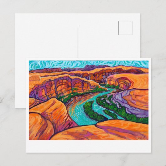 Canyonlands utah moab briefkaart (Voorkant / Achterkant)