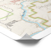 Canyonlands (Utah) plattegrond poster (Hoek)