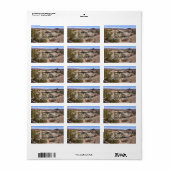 Canyonlands View from Cave Springs Trail Etiket (Full Sheet)