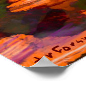 Canyonlands, VSA PAINTING ©TR FORSMAN Poster (Hoek)