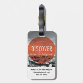 Canyons | Nieuwe horizons Citaat ontdekken Bagagelabel (Achterkant verticaal)