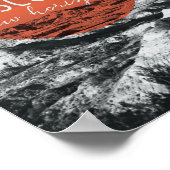 Canyons | Nieuwe horizons Citaat ontdekken Poster (Hoek)