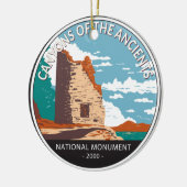 Canyons van de nationale monument van de Ouden Keramisch Ornament (Links)