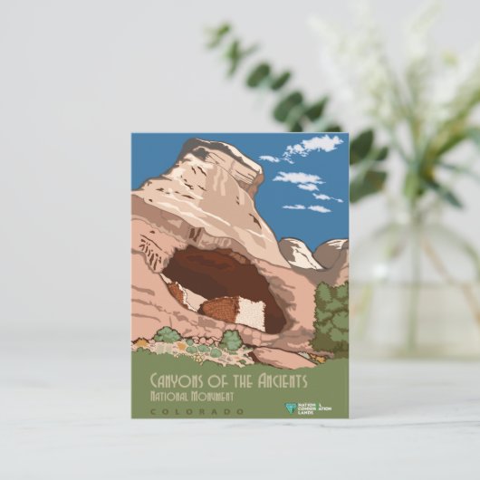 Canyons van de Ouden Briefkaart (Staand voorkant)