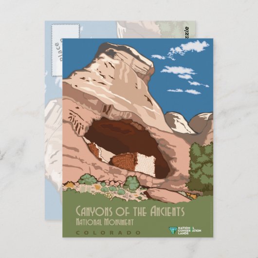 Canyons van de Ouden Briefkaart (Voorkant / Achterkant)