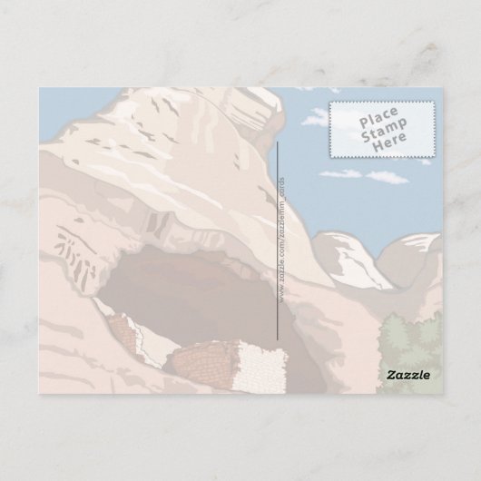 Canyons van de Ouden Briefkaart (Achterkant)