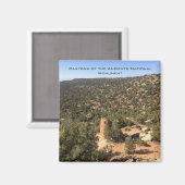 Canyons van het nationale antieke monument magneet (Voorkant / Achterkant)