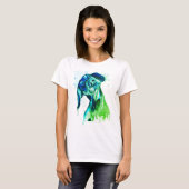 Cão Colorido T-shirt (Voorkant volledig)