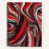 Caos en Rojo, Blanco y Negro Notitieboek (Voorkant)